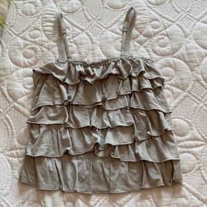 Ruffles tank top